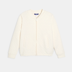 سويت شيرت أبيض مبطن مرسوم...